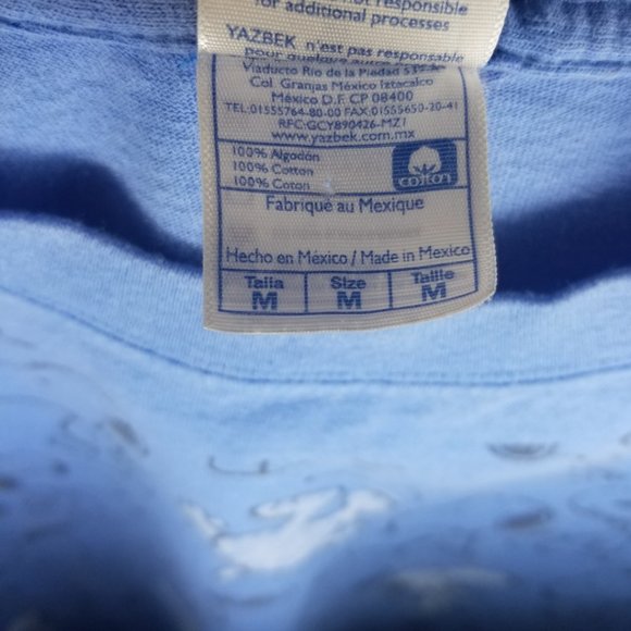 Peanuts Snoopy 90s Blue Short Sleeve T-Shirt Size Medium - Picture 5 of 5